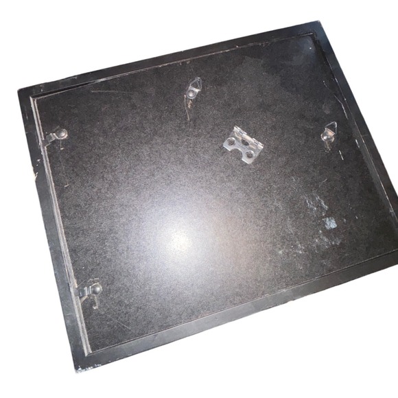 Set of 4 Assorted Picture Frames Black Beveled and Ornate Wood Wall Decor - Picture 4 of 4